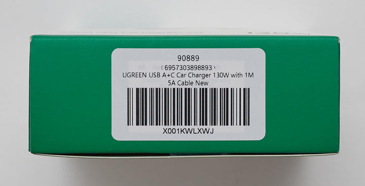 UGREEN sigarettenaansteker USB C 130W USB C autolader 3-poorts autolader USB C