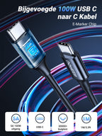 UGREEN sigarettenaansteker USB C 130W USB C autolader 3-poorts autolader USB C