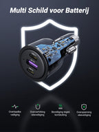 UGREEN Sigarettenaansteker USB C 69W Autolader Sigarettenaansteker PD Autolader