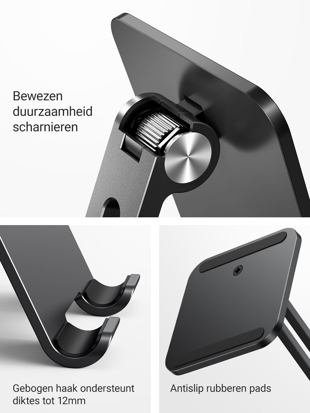 UGREEN Tablet Houder Aluminium Tablet Stand Verstelbare Bureau Tablet Standaard