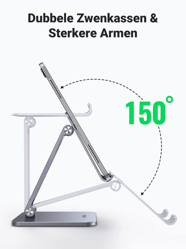 UGREEN Tablet Houder Aluminium Tablet Stand Verstelbare Bureau Tablet Standaard