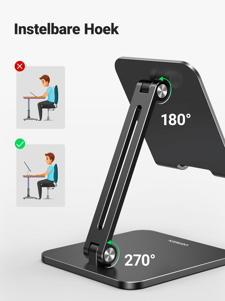 UGREEN 2-in-1 Tablet Stand Height Adjustable Up to 174cm, Tripod Foldable Floor Holder for 2022 iPad Pro/Air/Mini and Mobile Phone with 4.7-13 inch UGREEN 2-in-1 Tablet Stand Height Adjustable Up to 174cm, Tripod Foldable Floor Holder for 2022 iPad Pro/Air/Mini and Mobile Phone with 4.7-13 inch