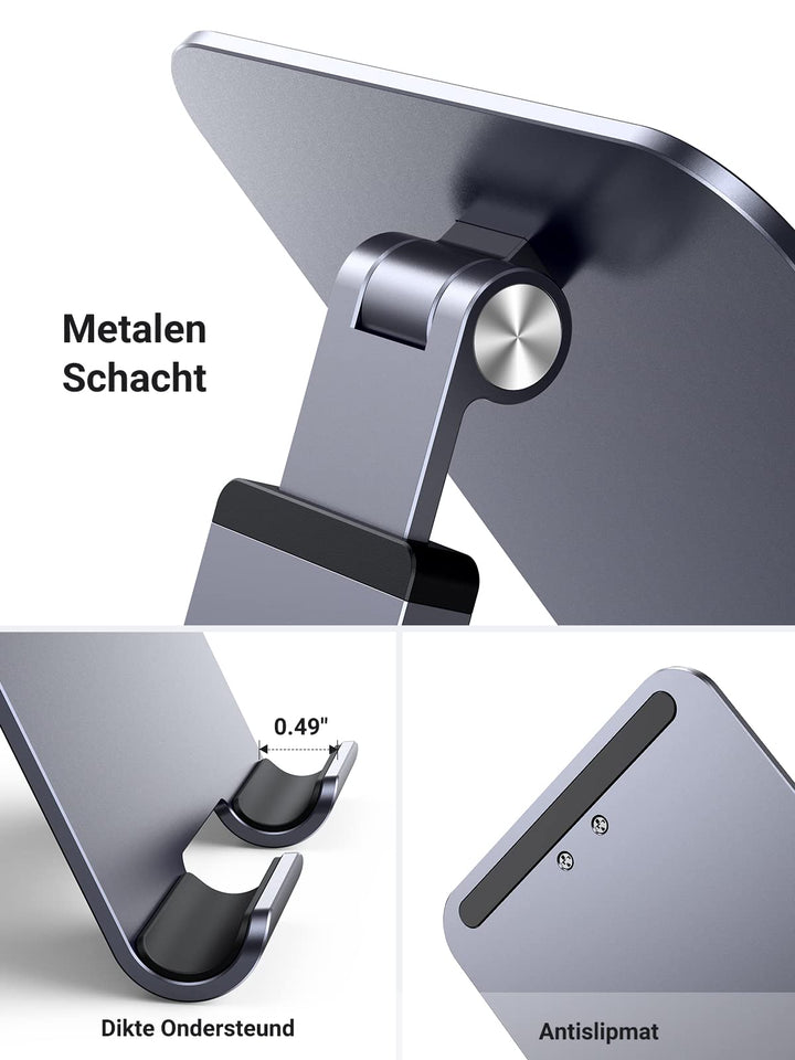 UGREEN Tablet Standaard In Hoogte Verstelbare Tablet Houder Aluminium