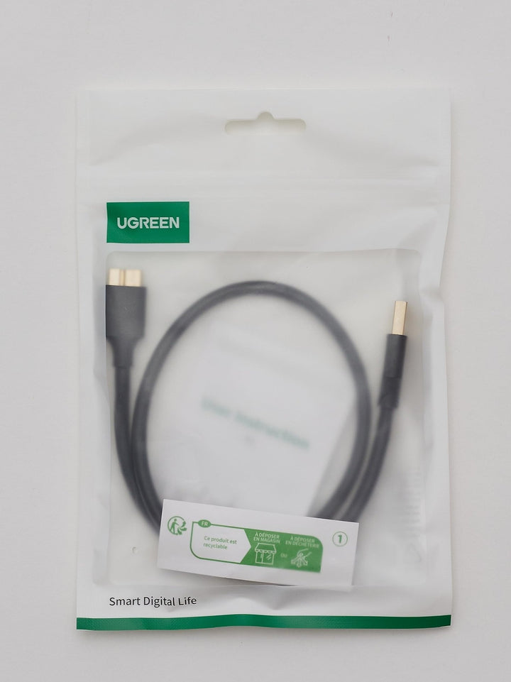 UGREEN USB 3.0 A naar Micro USB 3.0 Datakabel Harde Schijfkabel. (0.5M)