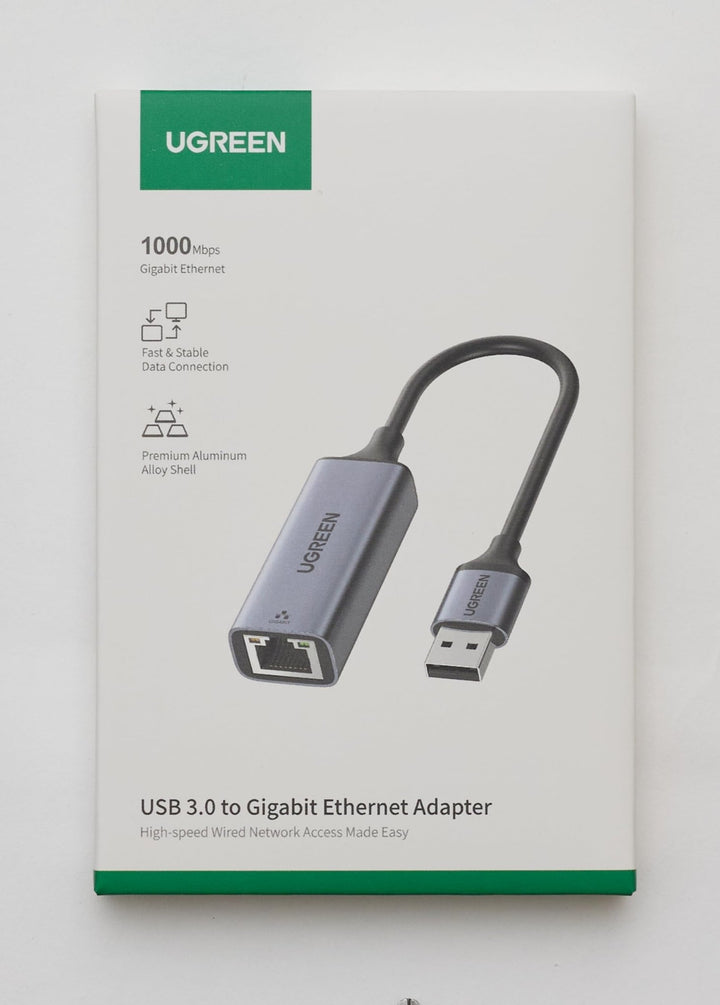 UGREEN USB 3.0 Ethernet Adapter USB naar RJ45 Netwerk Adapter 1000Mbps Gigabit USB LAN Ethernet Adapter