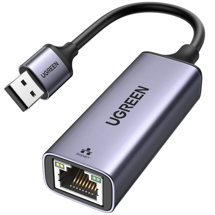 UGREEN USB 3.0 Ethernet Adapter USB naar RJ45 Netwerk Adapter 1000Mbps Gigabit USB LAN Ethernet Adapter