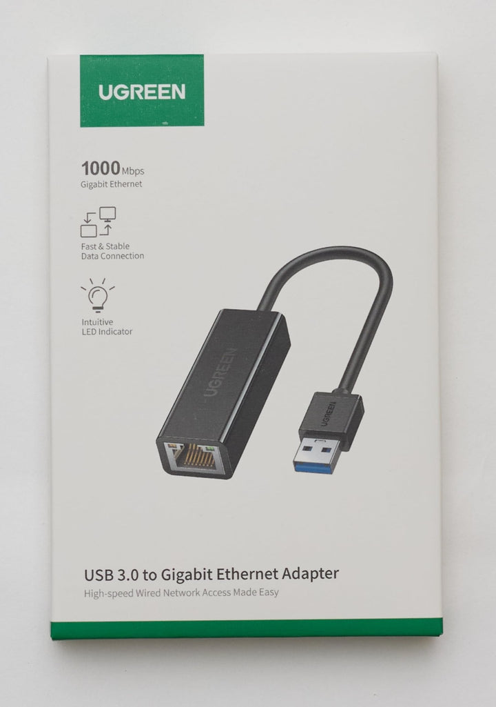 UGREEN USB 3.0 Ethernet Adapter USB naar RJ45 Netwerkadapter USB LAN 1000Mbps Gigabit Adapter Compatibel met Mi Box