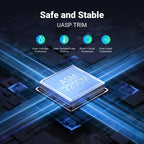 UGREEN USB 3.0 Externe Harde Schijf Behuizing 2,5 Inch SATA III II I HDD SSD met 5Gbps UASP Ondersteuning Windows Mac OS Linux Systemen, USB 3.0 Kabel Meegeleverd
