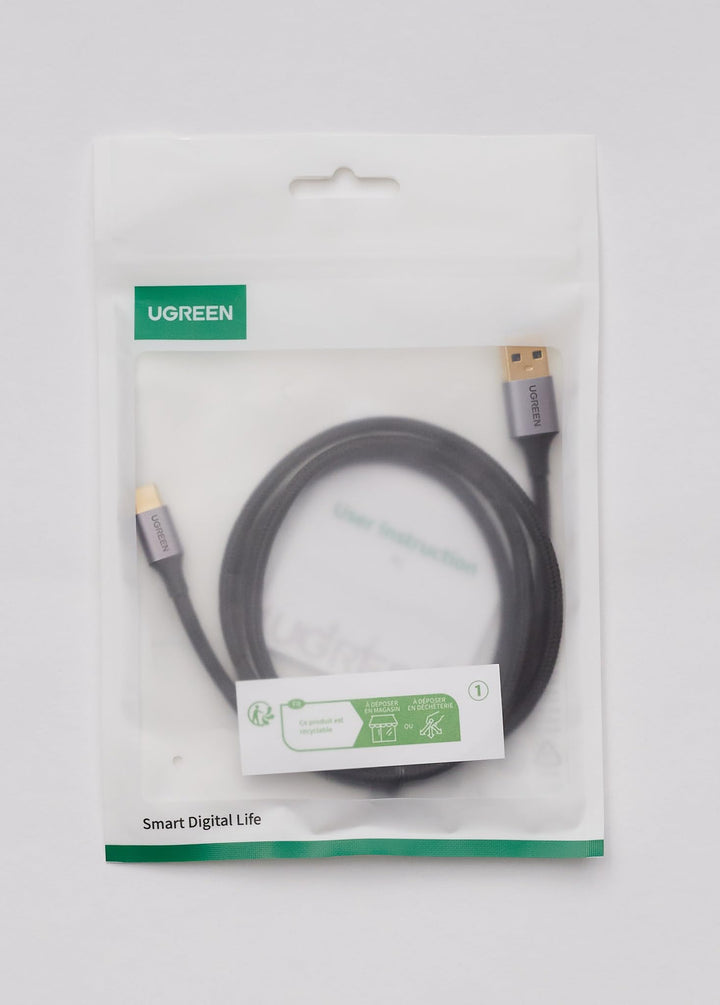 UGREEN USB 3.0 Oplaadkabel USB-C kabel Snel Opladen 3.0 Type C Snellaadkabel