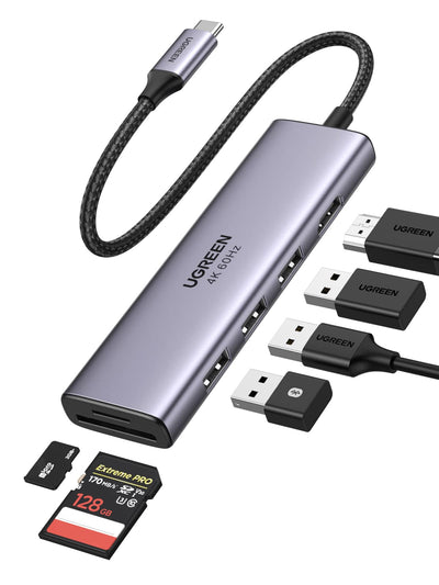 UGREEN 6-in-1 USB C Hub HDMI 4K 60Hz Adapter