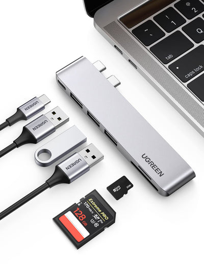UGREEN USB-C Hub 6-in-2 Voor MacBook Pro
