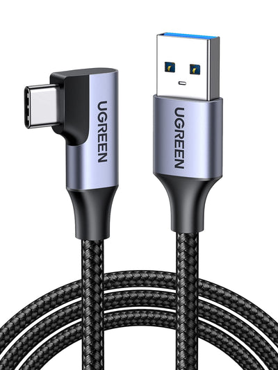 UGREEN USB C naar USB 3.0 Oplaadkabel 90 Graden USB Type C kabel Datakabel 5Gbps Hoek USB 3.0 USB C kabel