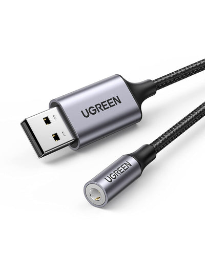 UGREEN USB Jack Adapter USB Geluidskaart Jack naar USB